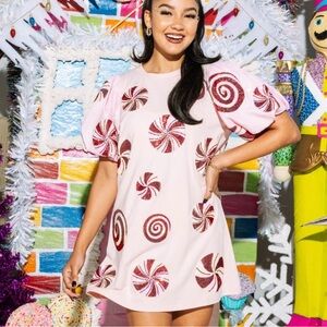 Queen of Sparkles Peppermint Dress